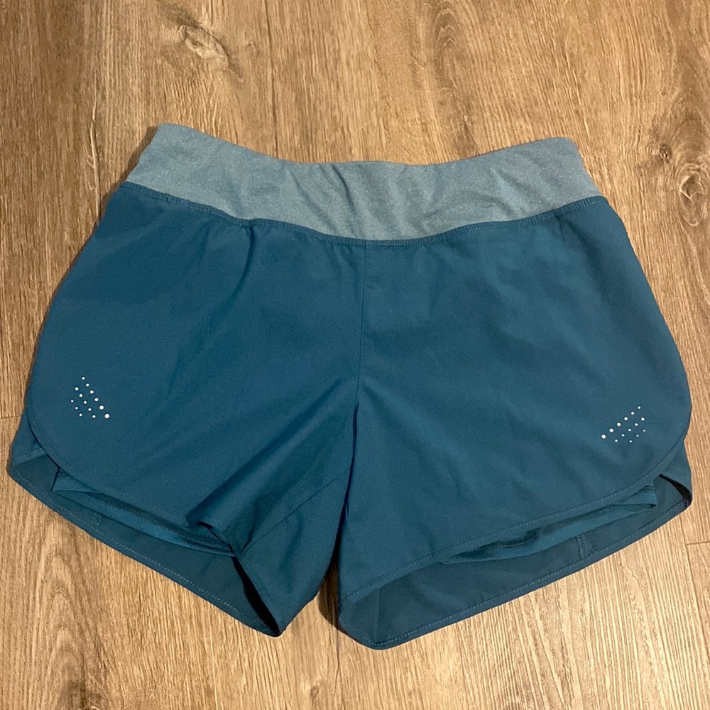 💜 FREE w/ PURCHASE 💜 Avia Athletic Green / Blue Shorts With Zipper Pocket 🐬